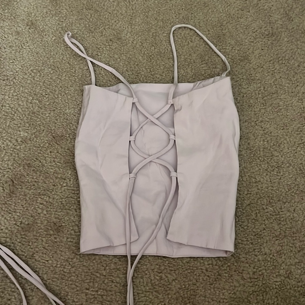 Zara Strappy Backless Top